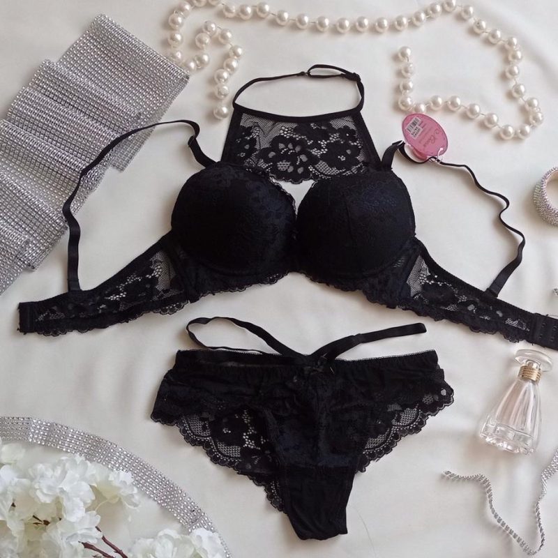 Комплект з чокером чорний