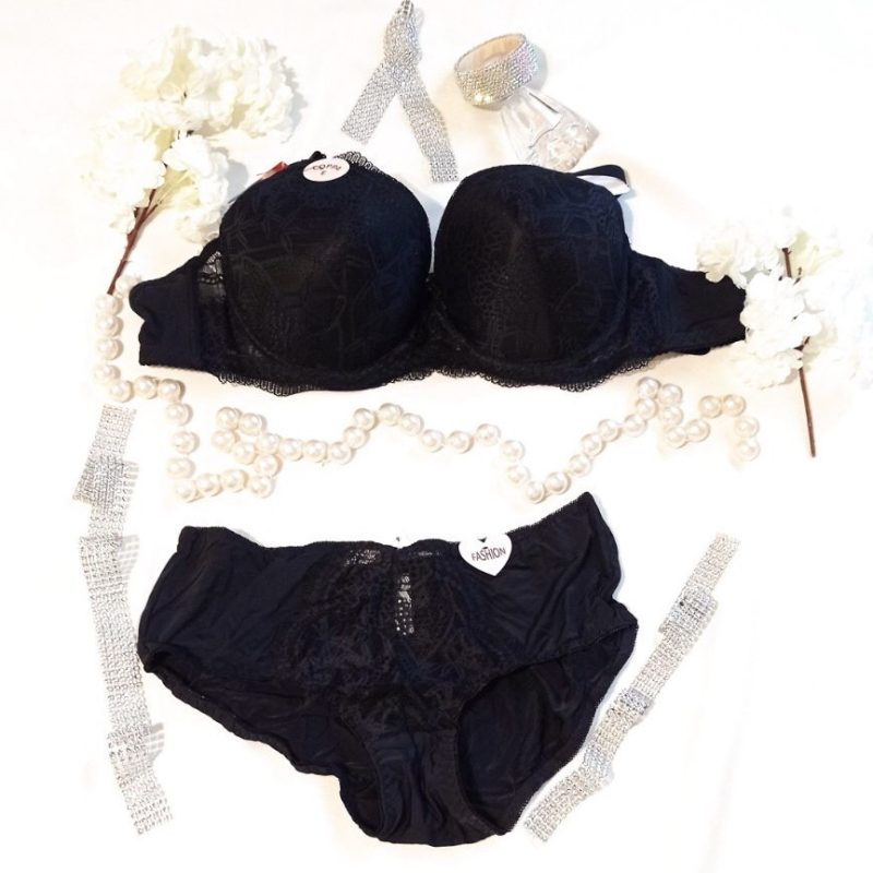 Комплект на чашку E чорний